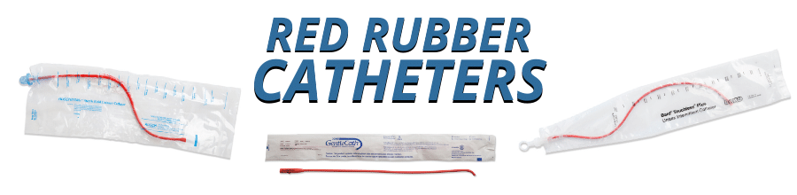 red rubber catheters