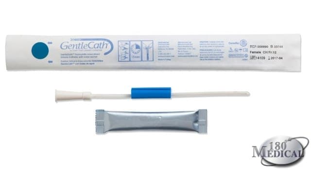 gentlecath hydrophilic female catheter with water sachet
