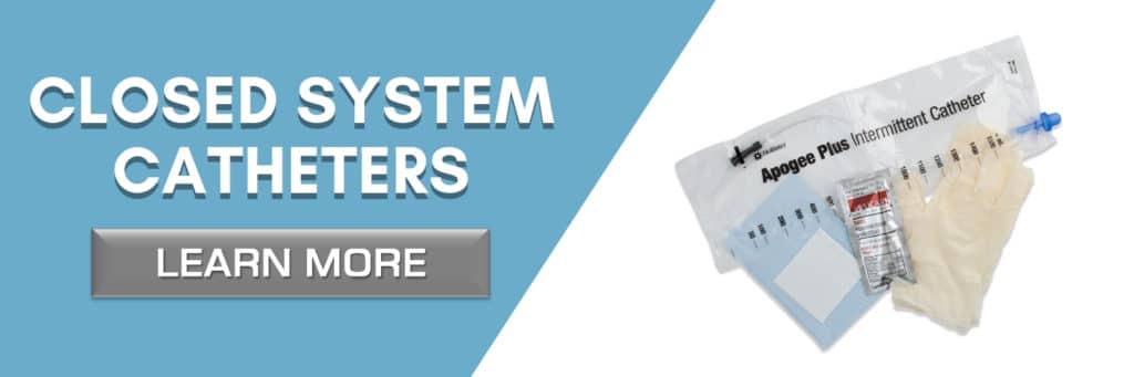 closed system catheters for men