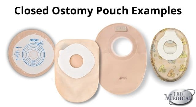 closed colostomy pouch examples