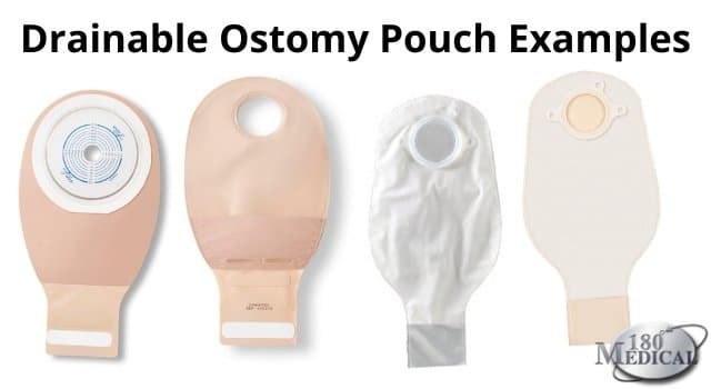 drainable ostomy pouch examples