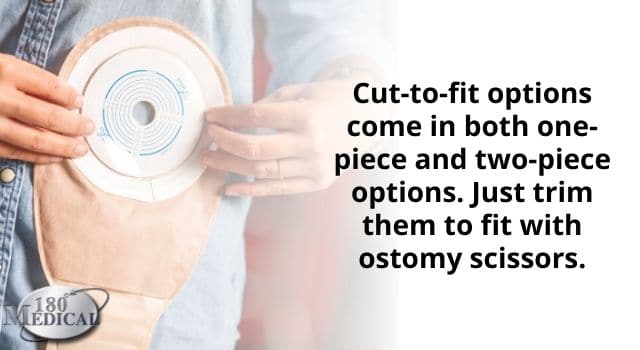 cut to fit ostomy wafers