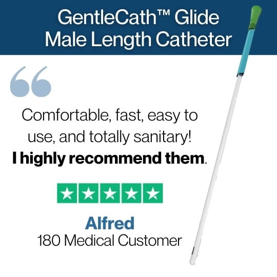 180 medical customer review of gentlecath glide