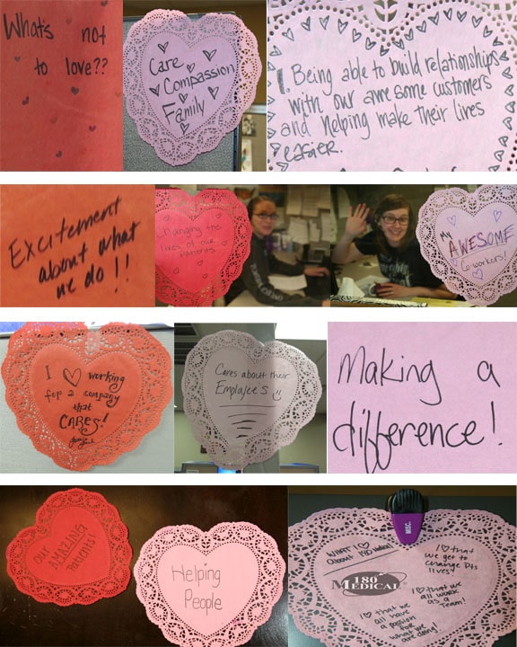 180 Medical Team Member Valentines Sentiments