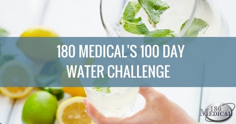 180 medical 100 day water challenge blog header