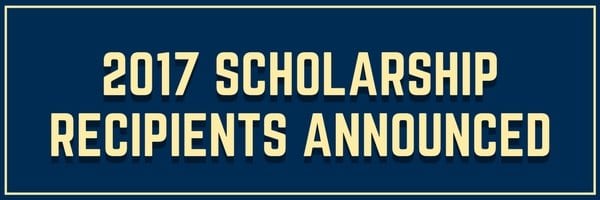 2017 scholarship recipients announced