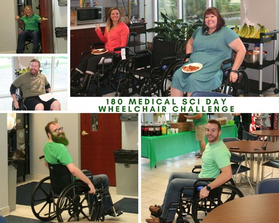 Pictures from the Wheelchair Challenge at 180 Medical