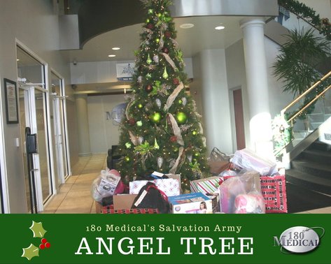 2016 salvation army angel tree at 180 medical