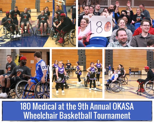 180 Medical at the 2017 OKASA Wheelchair Basketball Tournament