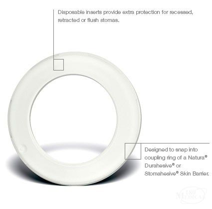 SUR-FIT Natura Two-Piece Disposable Convex Insert