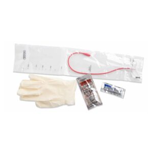 BD TOUCHLESS™ Red Rubber Female Closed System Catheter Kit