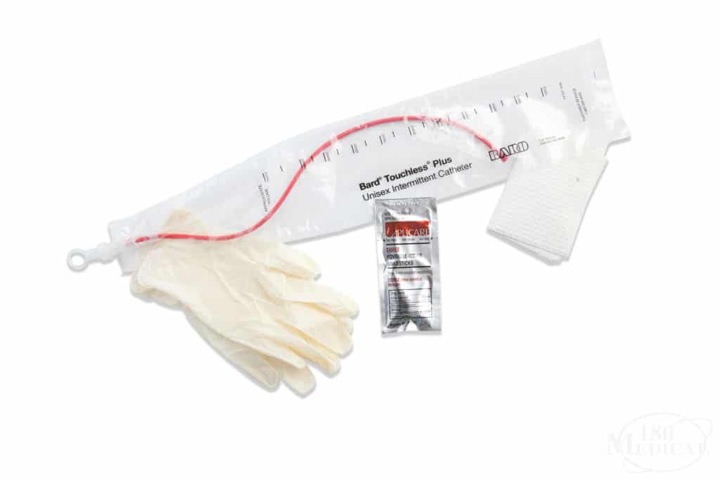 Bard Touchless Red Rubber Luer End Closed Catheter Kit
