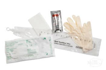 Bard Touchless Plus Coude Closed System Catheter Kit with package