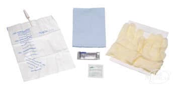 GentleCath Insertion Kit with bag lubricant gloves and pad