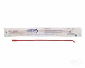 GentleCath Red Rubber Male Coude Catheter