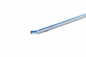 Coloplast Self-Cath Tapered Tip Coude Catheter with blue Guide Stripe Tip