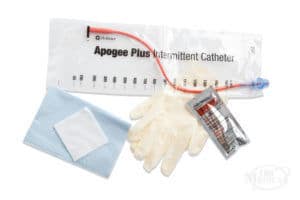 Apogee Red Rubber Closed System Catheter