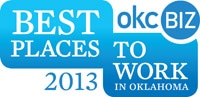 Best Places to Work in Oklahoma logo 2013