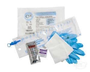 Cure Medical Coude Closed System Catheter Kit