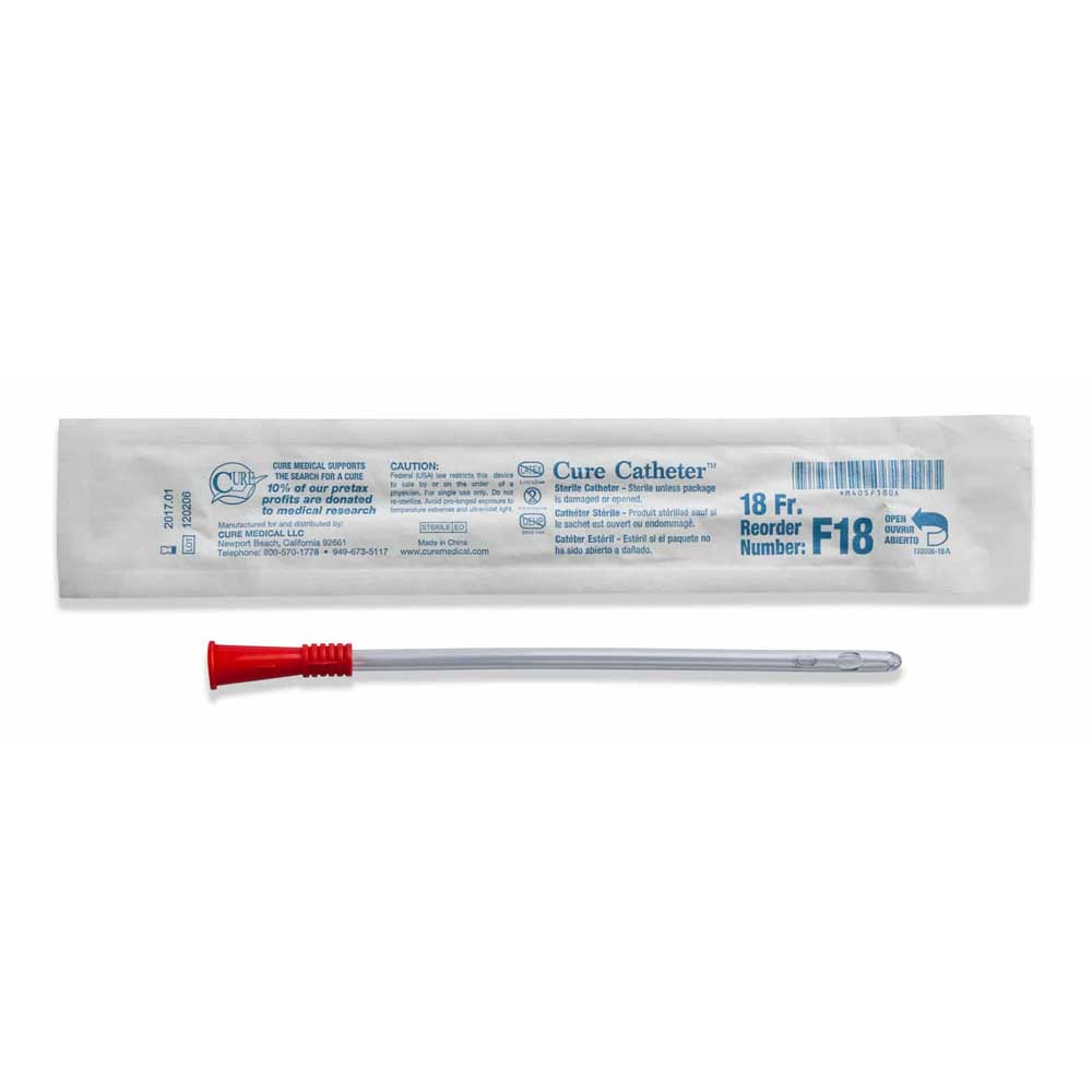 CUREF18 Cure Medical Female Length Intermittent Catheter