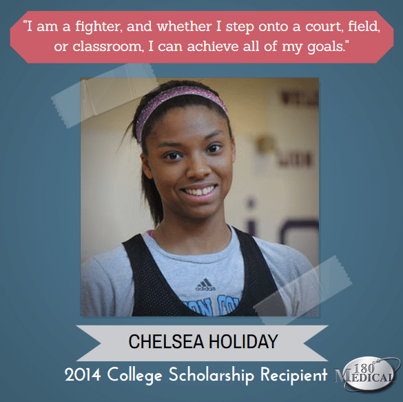 Chelsea Holiday 2014 180 Medical college scholarship winner