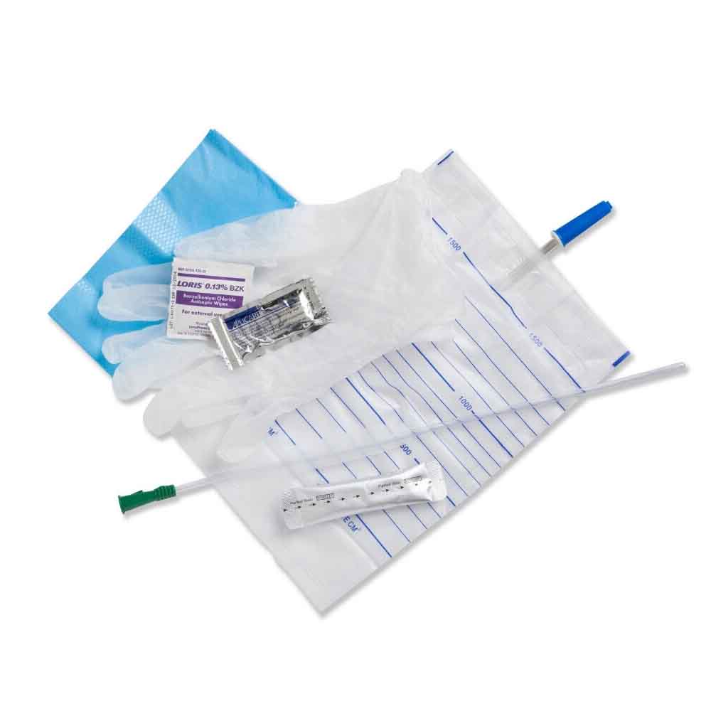 Cure Hydrophilic Catheter Kit with Insertion Supplies hm14uk