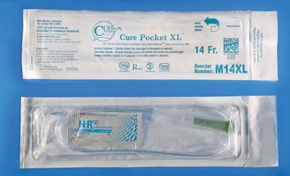 Cure Pocket XL Extra Long Catheter Package