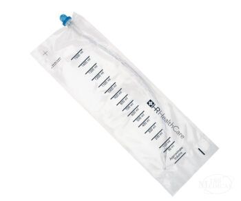 EZ-Advancer Closed System Intermittent Catheter - Male length, straight tip