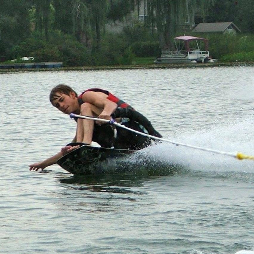 2014 Scholarship Recipient Garrett Adaptive Water-skiing