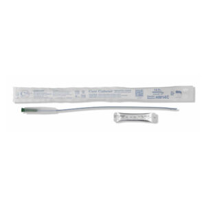 HM14C Cure Hydrophilic Coudé Catheter with Package