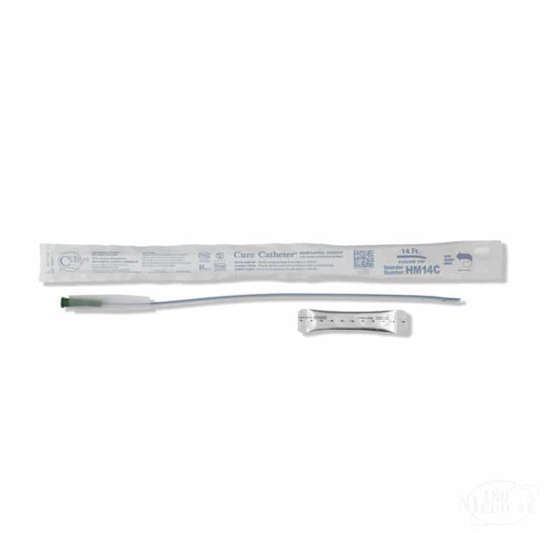 Cure Medical Hydrophilic Coudé Catheter 180 Medical