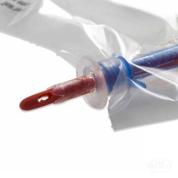 Hollister Apogee Plus Red Rubber Closed System Catheter - Straight tip red rubber catheter