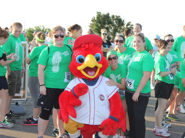 180 medical employees at jim thorpe courage run