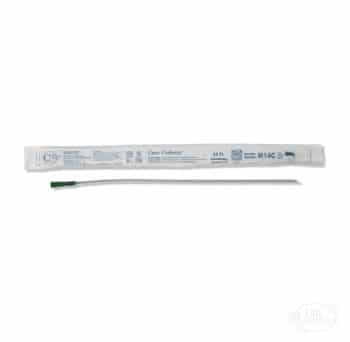 Cure Coude Uncoated Catheter package and catheter