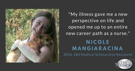 Nicole, 2016 180 Medical Scholarship Recipient