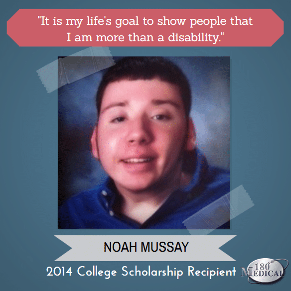 Noah Mussay, 2014 180 Medical College Scholarship Recipient