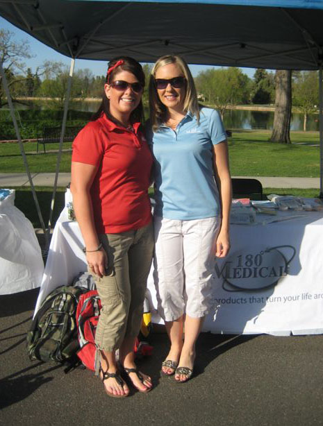 Heather and Wendy at 2011 Walk-N-Roll in Denver