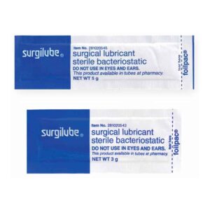Surgilube-3g-6g catheter lubricant packets
