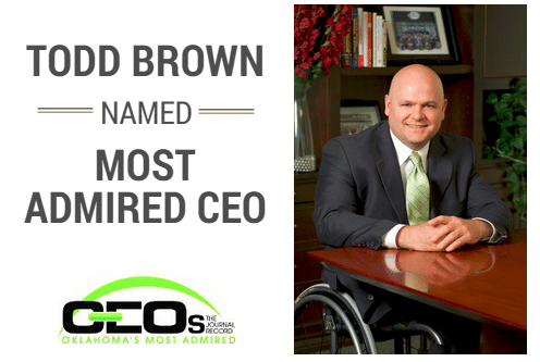 Todd Brown named Oklahoma's Most Admired CEO