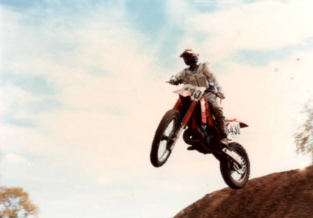 bill fullerton motocross racing before his injury
