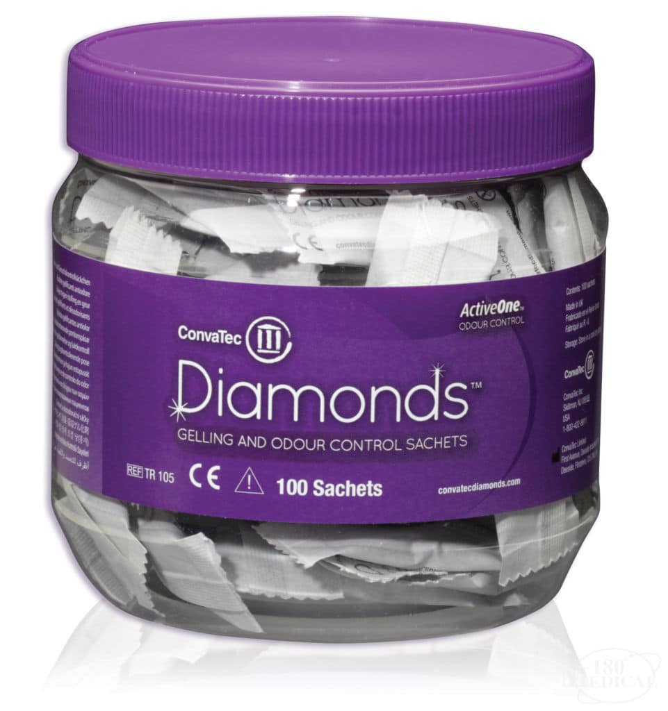 Diamonds™ Gelling and Odor Control Sachets 180 Medical