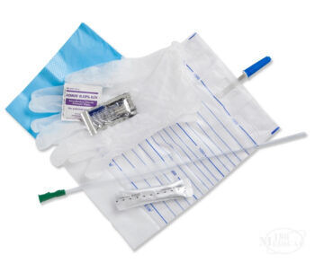 cure hydrophilic catheter with insertion supplies