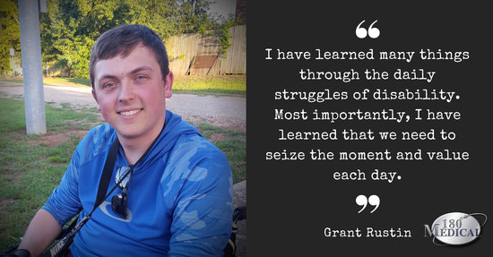 Grant Rustin, 2018 180 Medical Scholarship Recipient