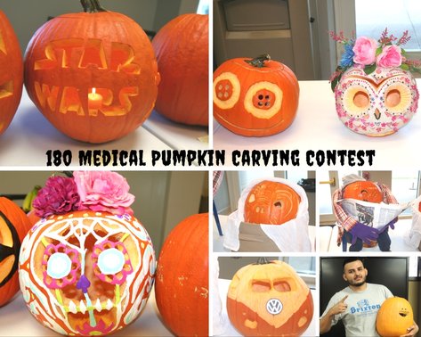 Entries from this year's pumpkin carving contest