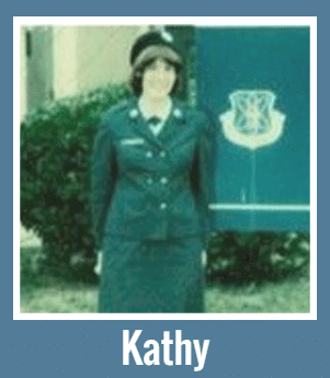 Kathy, 180 Medical employee and Air Force veteran