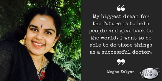2017 180 Medical Scholarship Recipient Megha Kalyan