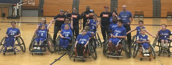 okasa wheels of thunder wheelchair basketball team