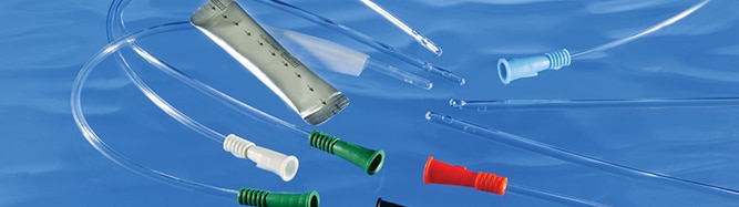 Cure hydrophilic catheters