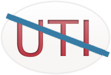 UTI crossed out