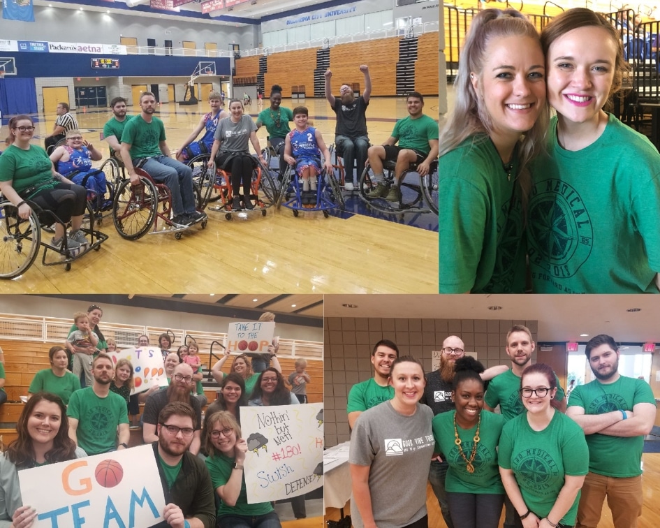 180 medical at 11th annual wheelchair basketball tournament